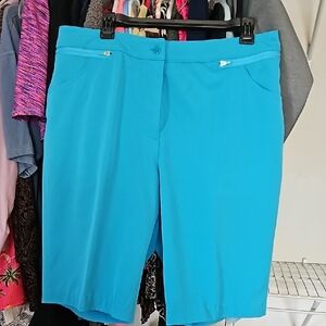 EP PRO Size 14 Capri Shorts TEAL BLUE